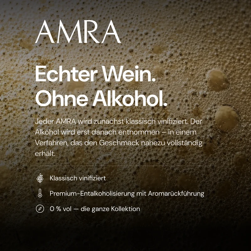 AMRA First Light - alkoholfreier Riesling