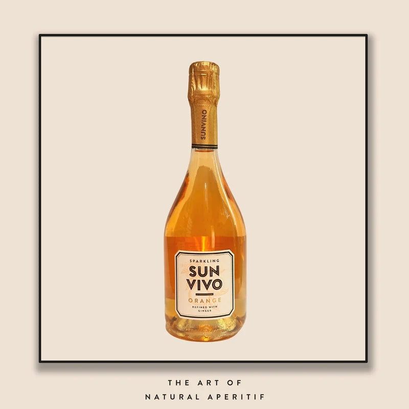 SunVivo Orange Sparkling – prickelnder Aperitif mit mediterranem Orange-Vibe