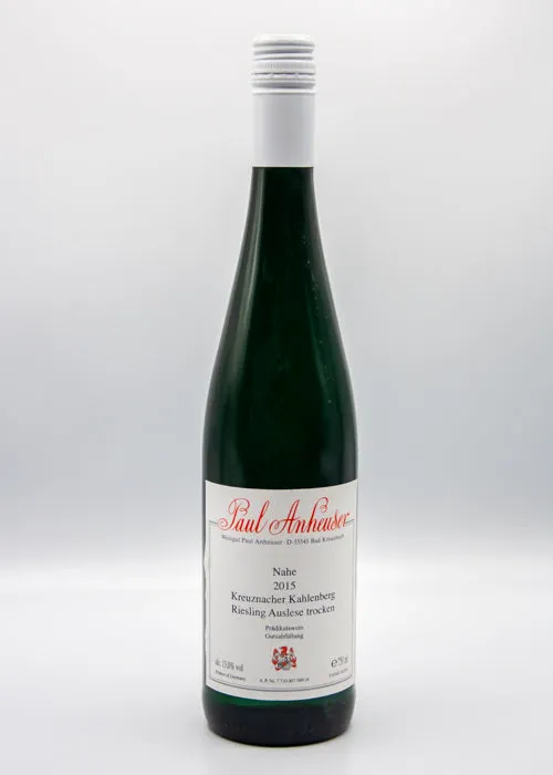 Kreuznacher Kahlenberg Riesling Auslese trocken 2015 – Seltene Stilistik & gereifte Nahe-Eleganz