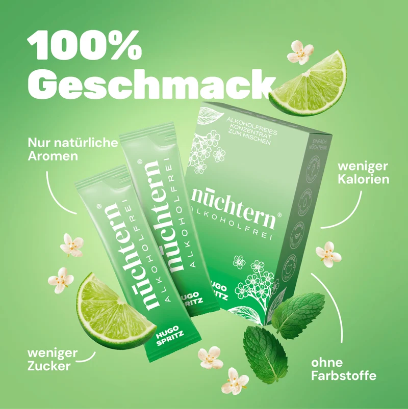 nüchtern Hugo Spritz Alkoholfrei – 10 Drinks für deinen Aperitivo