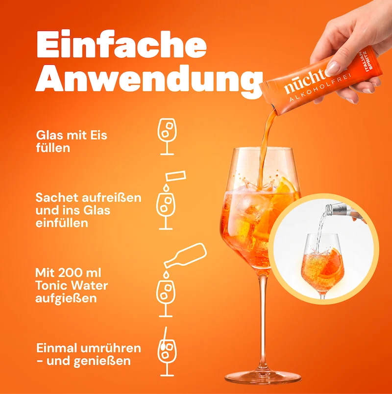 nüchtern Spritz Aperitivo Set Alkoholfrei – 20 Drinks (Italian + Pink Spritz)