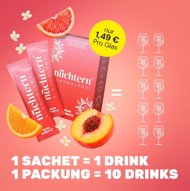 nüchtern Sun Spritz Alkoholfrei – 10 Drinks für deinen Aperitivo