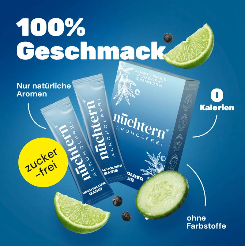 nüchtern Wacholder Basis Alkoholfrei – 30 alkoholfreie Drinks