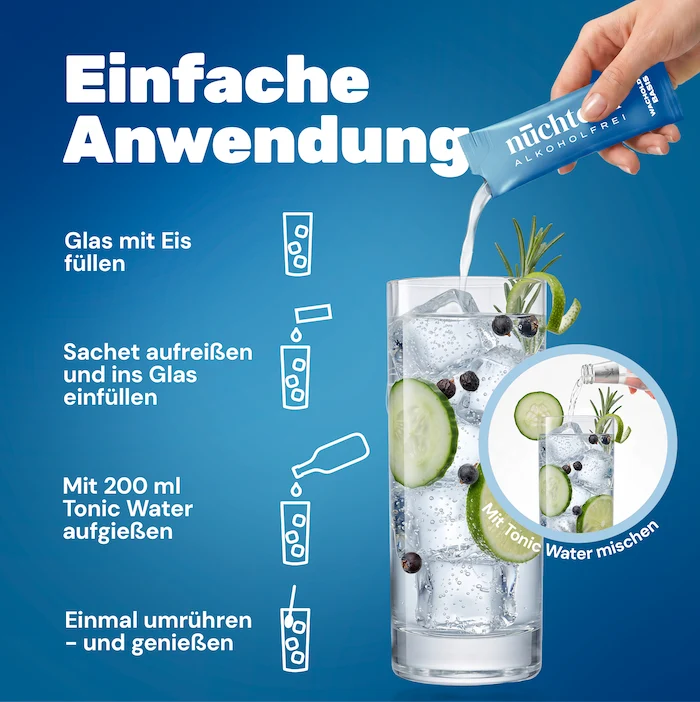 nüchtern Wacholder Basis Alkoholfrei – 30 alkoholfreie Drinks