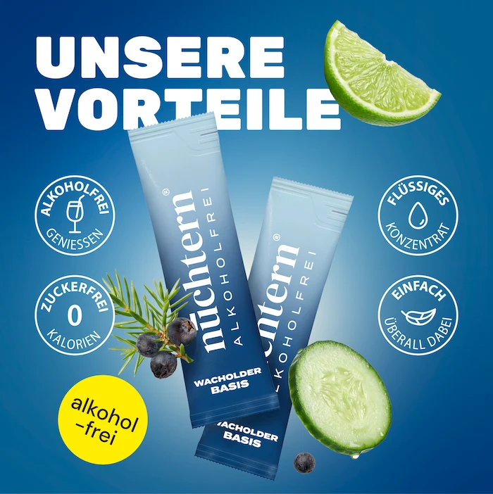 nüchtern Wacholder Basis Alkoholfrei – 30 alkoholfreie Drinks