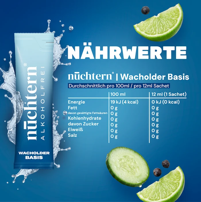 nüchtern Wacholder Basis Alkoholfrei – 30 alkoholfreie Drinks