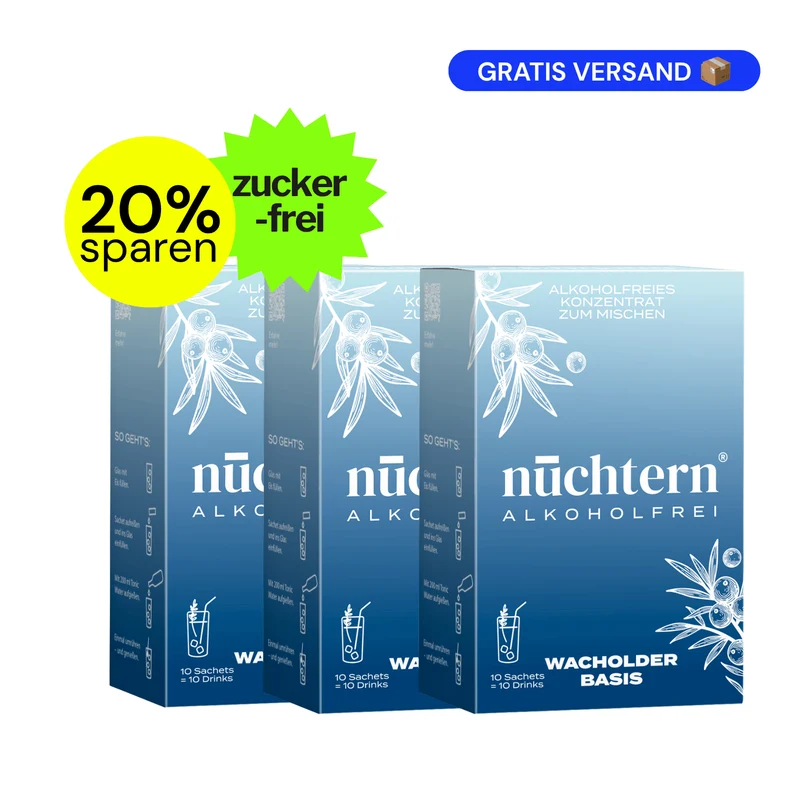 nüchtern Wacholder Basis Alkoholfrei – 30 alkoholfreie Drinks