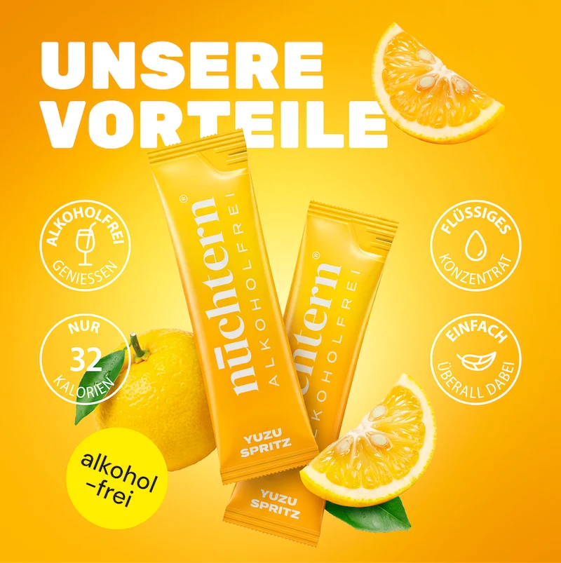 nüchtern Spritz Aperitivo Set Alkoholfrei – 20 Drinks (Yuzu + Pink Spritz)