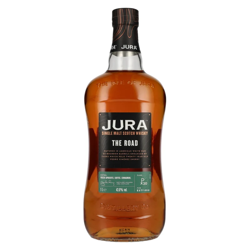 Jura THE ROAD Single Malt Scotch Whisky 43,6% Vol. 1l