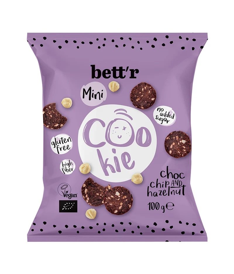 Bio Mini Cookies Choc chip & Hazelnut