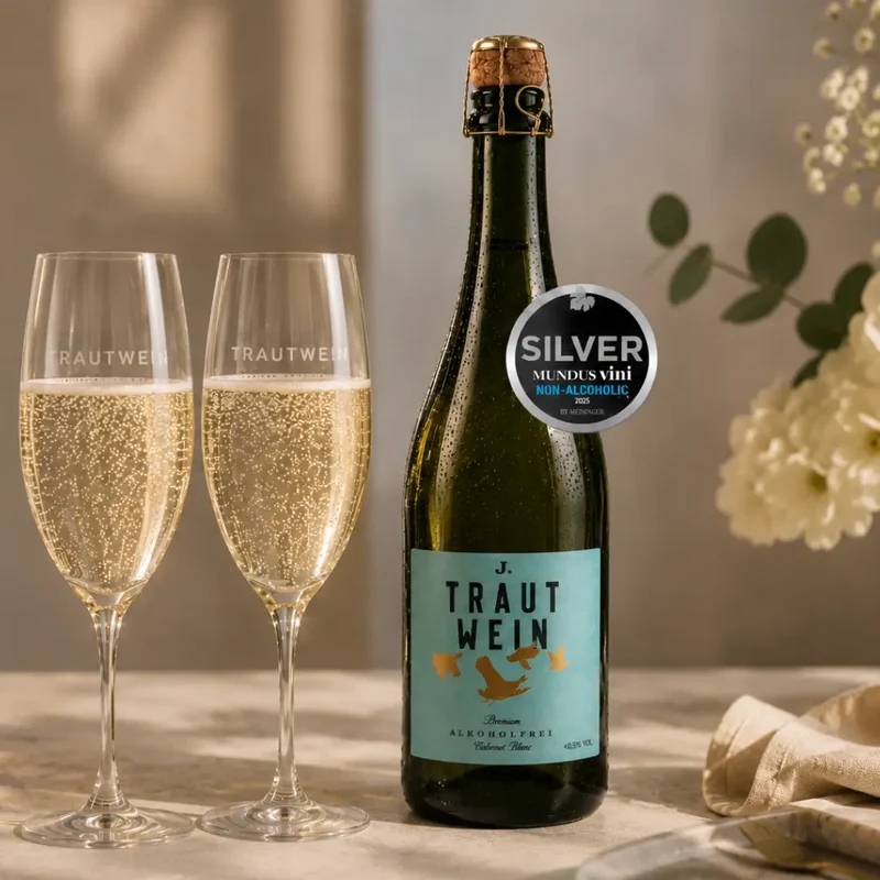 J. Trautwein - Cabernet Blanc – alkoholfreie Sekt-Alternative