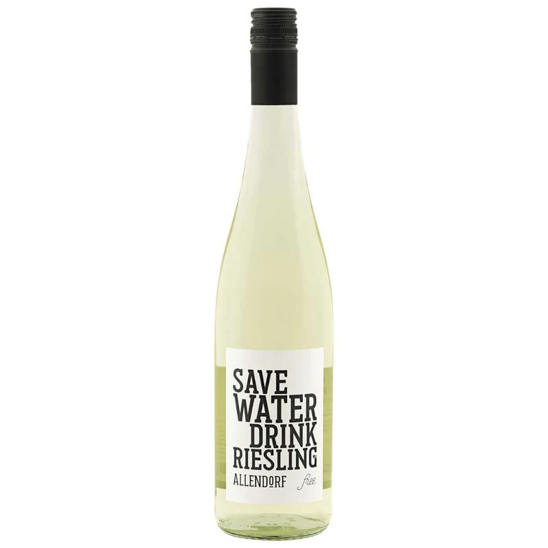 Allendorf - Save WATER Drink Riesling alkoholfrei - Alternative zu Weißwein