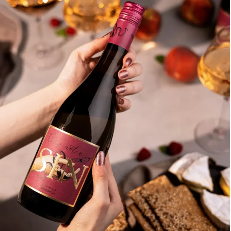 It's not a SIN - Himbeere & Minze - alkoholfreie Alternative zu Sekt