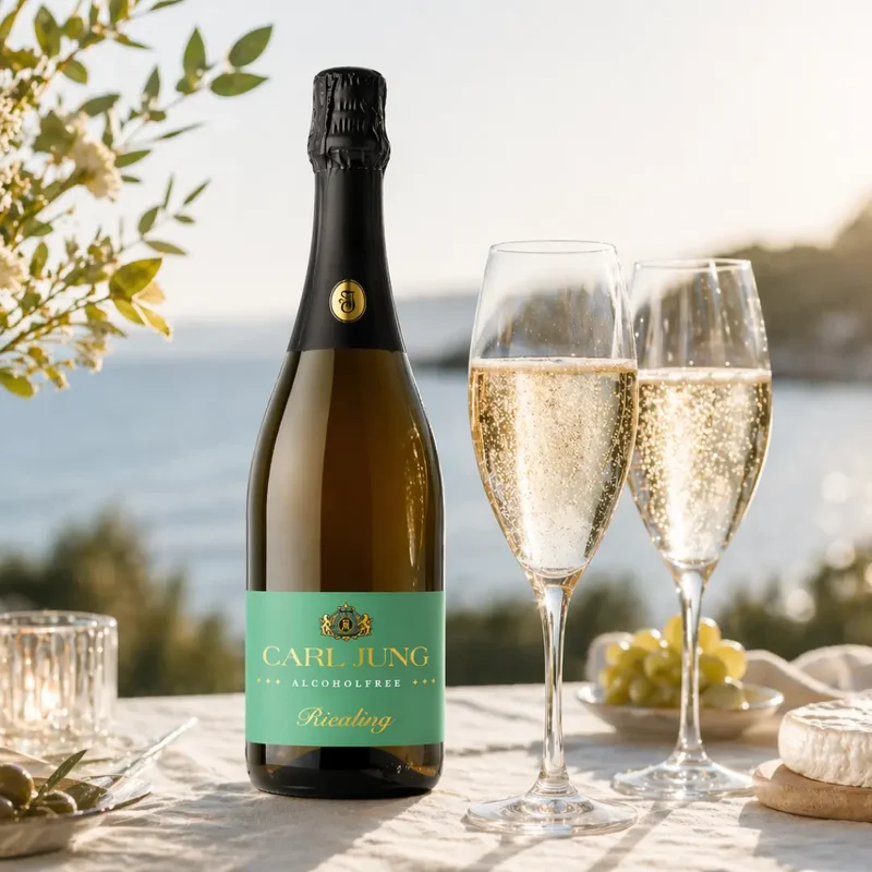 Carl Jung - Mousseux Riesling - alkoholfreie Alternative zu Sekt