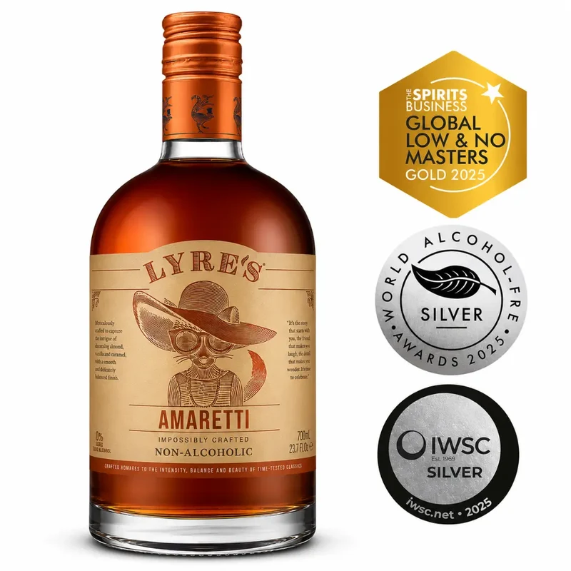 Lyre's alkoholfrei - Amaretti - alkoholfreier Aperitif