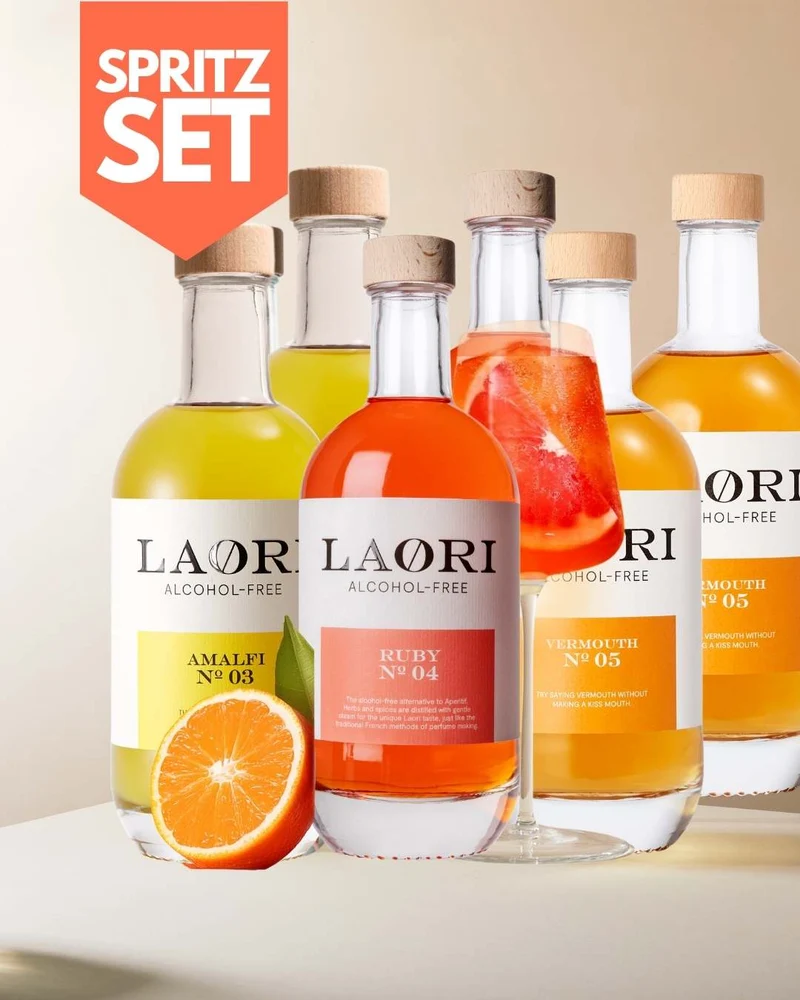 Großes Spritz Set mit Amalfi, Ruby, Vermouth