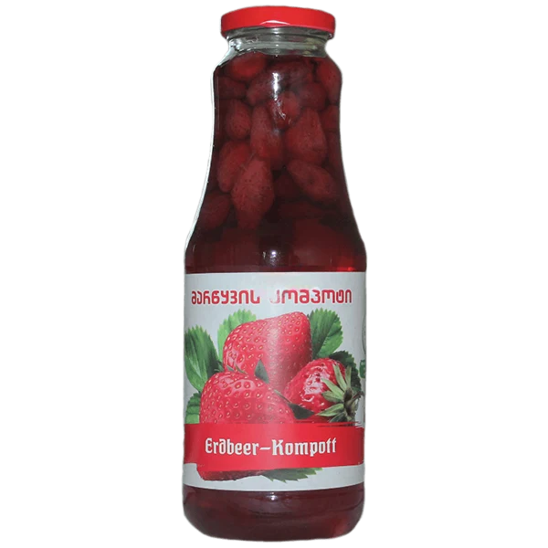 Erdbeer - Fruchtgetränk - leicht gezuckert - 1 L