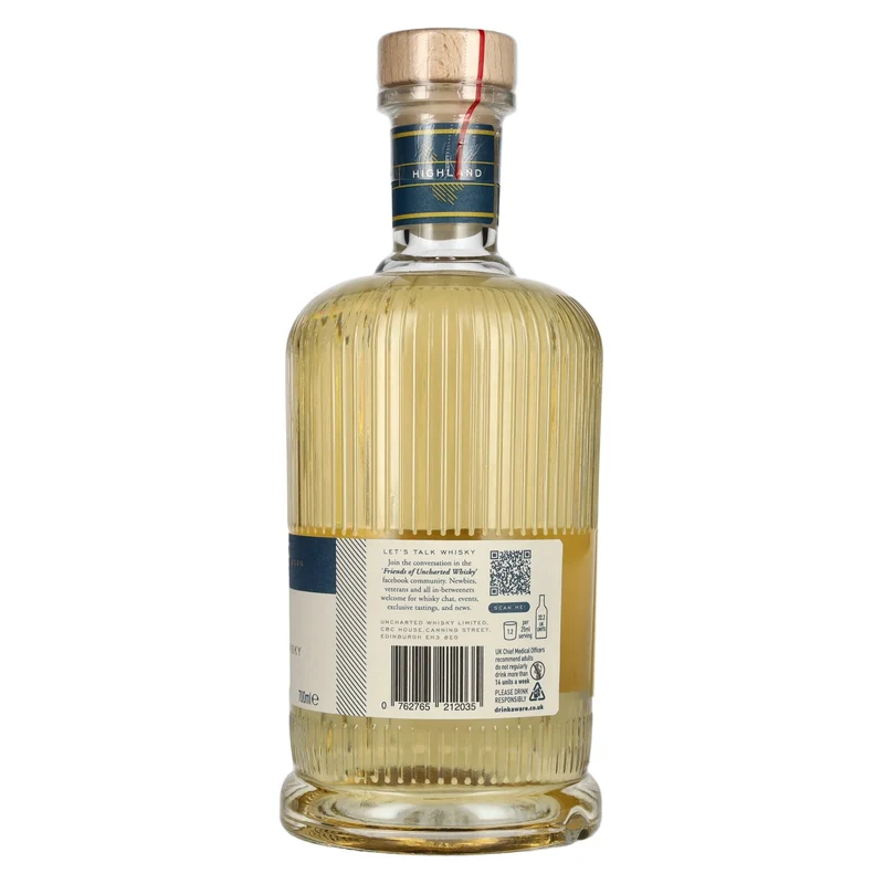Uncharted Whisky Co 8 Years Old Small Batch Single Malt Scotch Whisky 2017 46% Vol. 0,7l