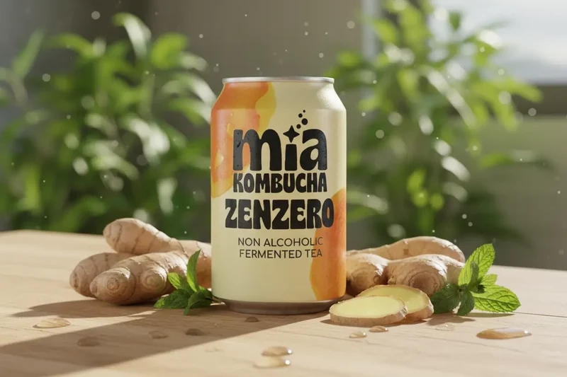 Mia Kombucha Zenzero