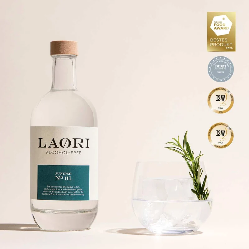 Mini Probierset: Laori Juniper Mini (0,05l) + Gratis Tonic Water