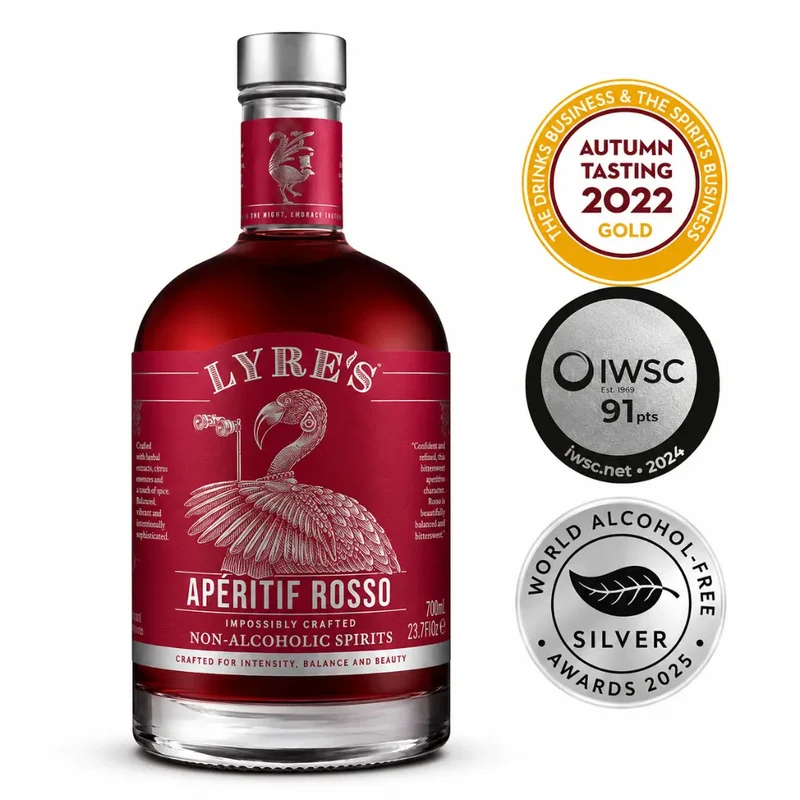 Lyre's alkoholfrei - Aperitif Rosso - alkoholfreier Kräuter Aperitif