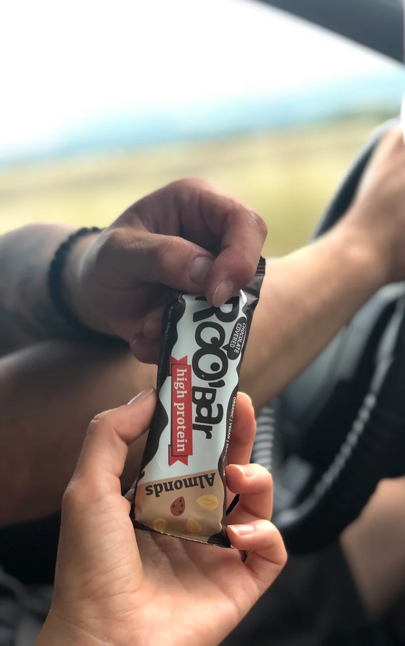 BIO Almond Protein Bar Covered With Chocolate