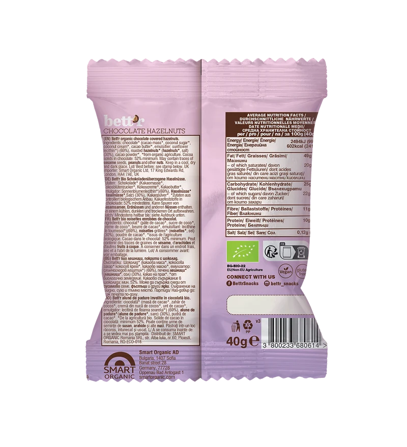 BIO Chocolate Hazelnuts