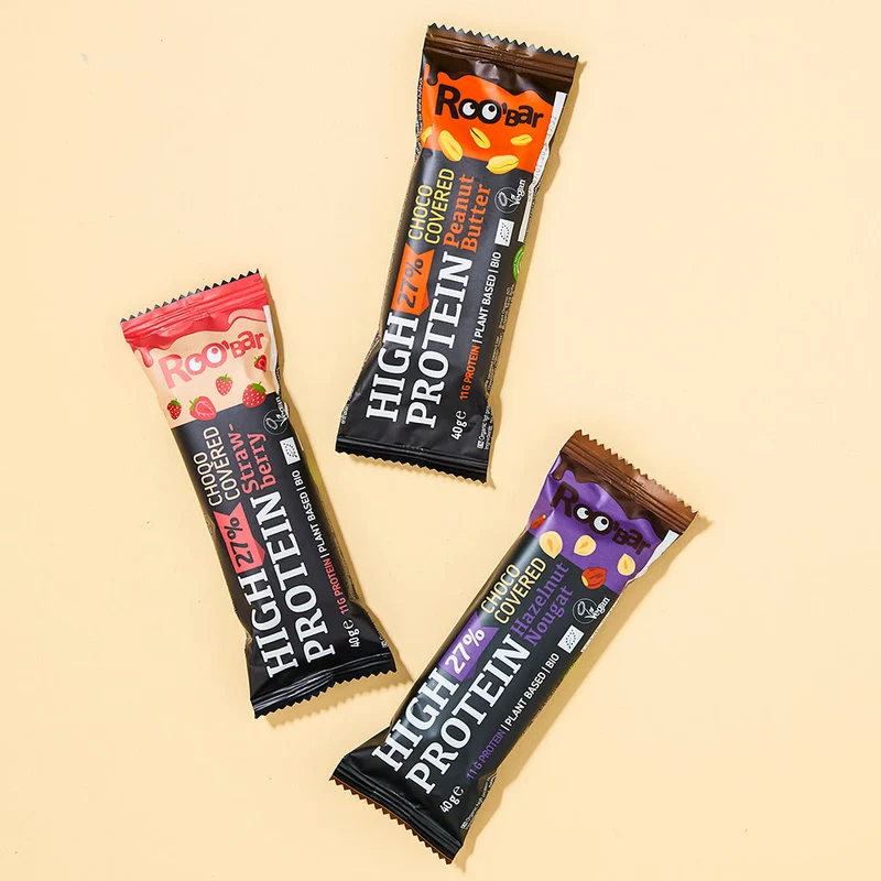 Bio High-Protein Chocolate Bar package (15 bars), Roobar