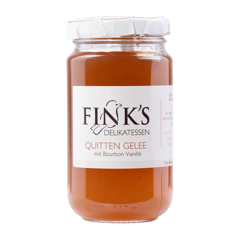 Quittengelee mit Bourbon Vanille