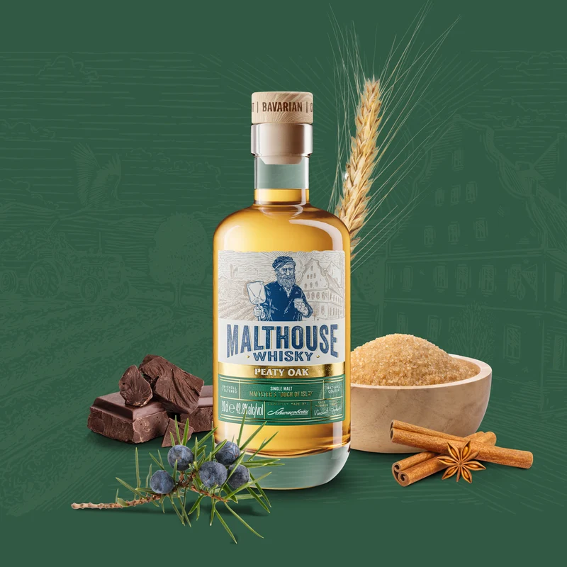MALTHOUSE Peaty Oak 42,8% 20 cl