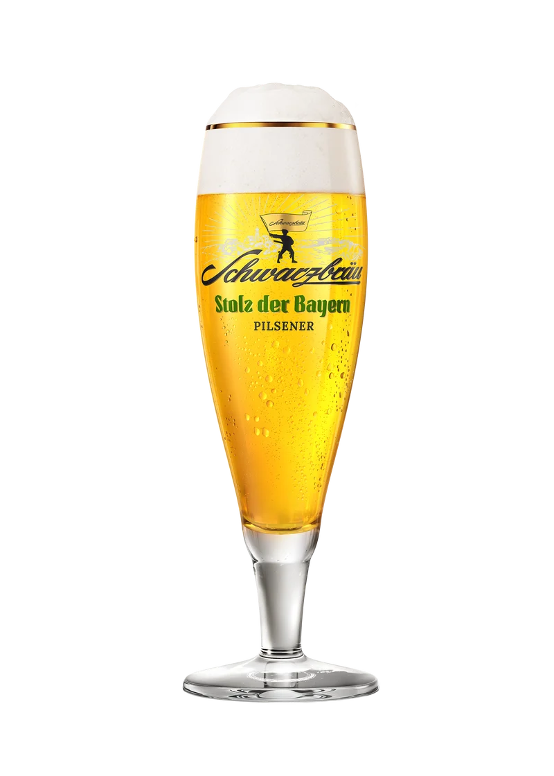 Schwarzbräu Pilsglas "Stolz der Bayern" (12 Stk.)