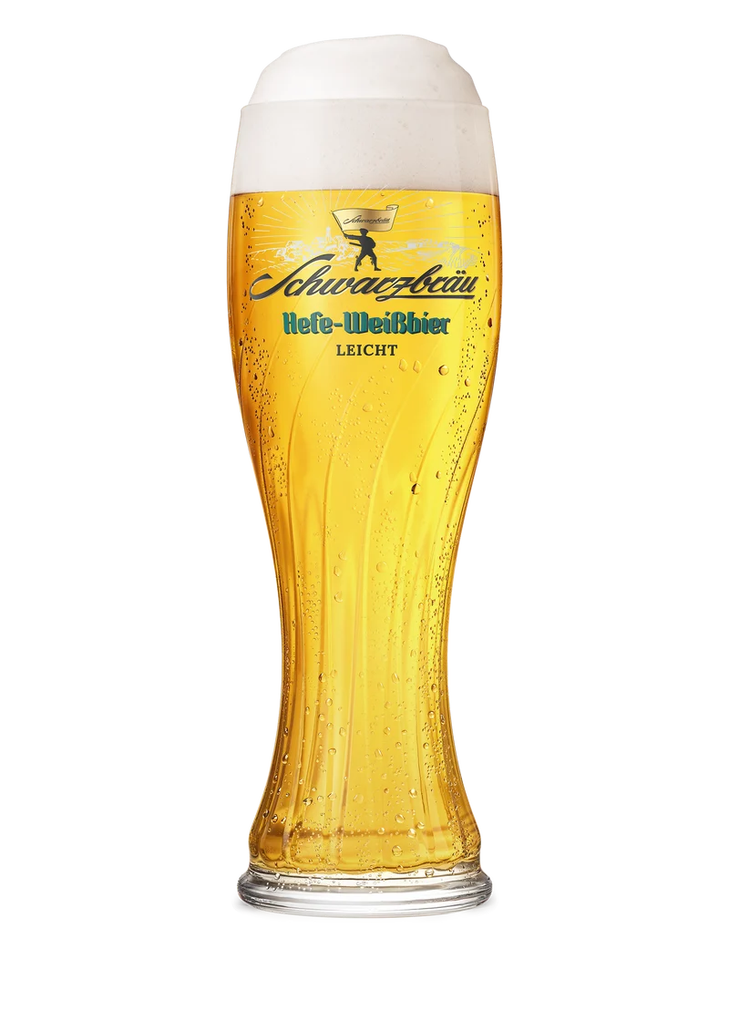 Schwarzbräu "Weissbier Leicht" Glas (6 Stk.)