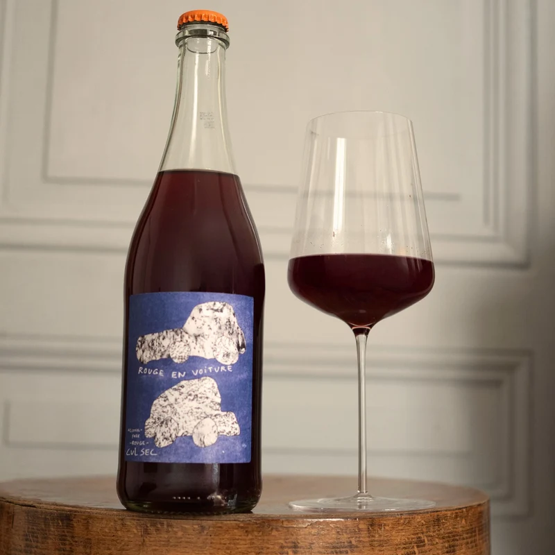 Cul Sec Rouge En Voiture - alkoholfreie Natural Wine Alternative