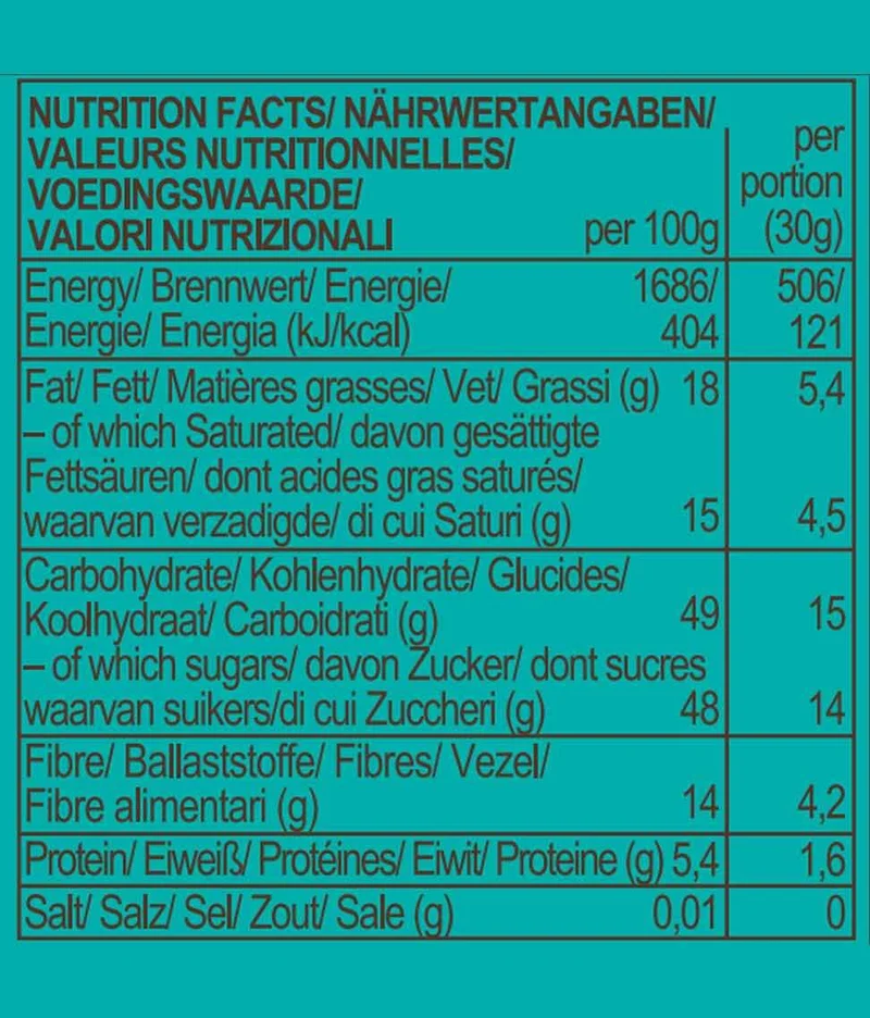 Bio Chia & Coconut Bar, Roobar