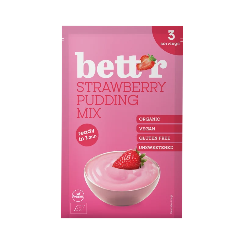 Bio Mix for Strawberry Pudding Sachet