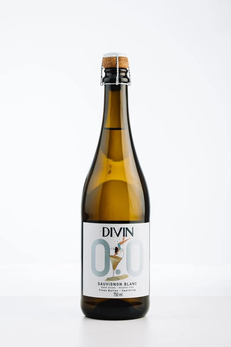 DIVIN Sparkling Sauvignon Blanc – alkoholfreier Sekt