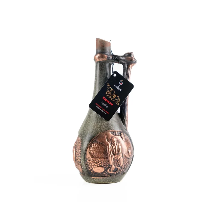 Saperavi Rotwein Tonflasche Orshimo