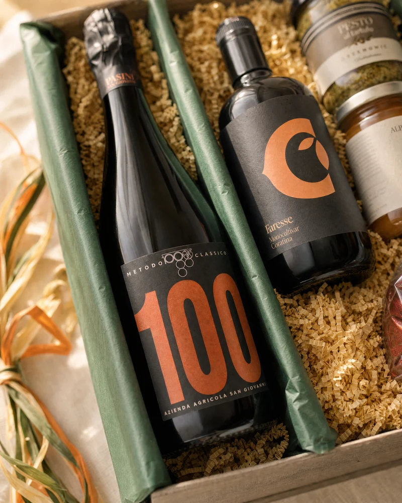 Grünes Gold – Gourmet Geschenkkorb mit Olivenöl