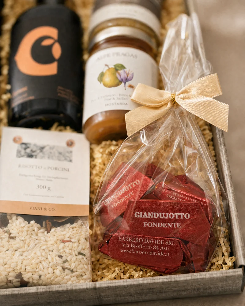 Grünes Gold – Gourmet Geschenkkorb mit Olivenöl