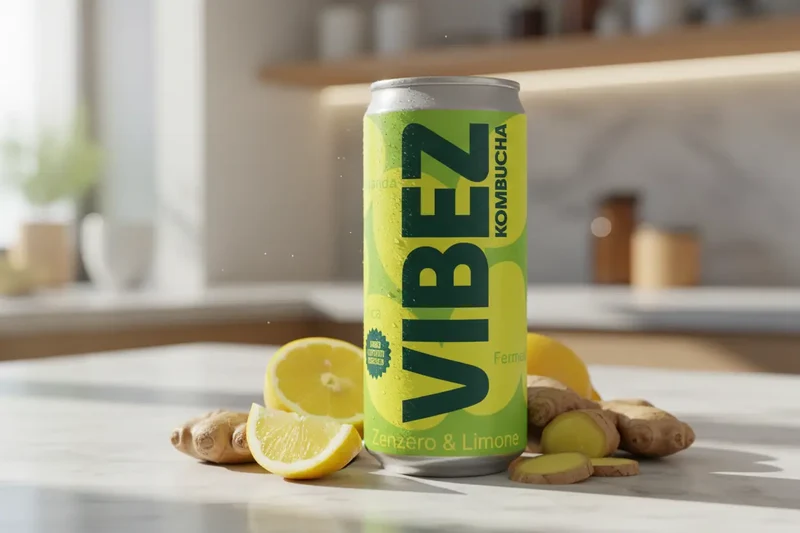 Vibez Kombucha Zenzero e Limone