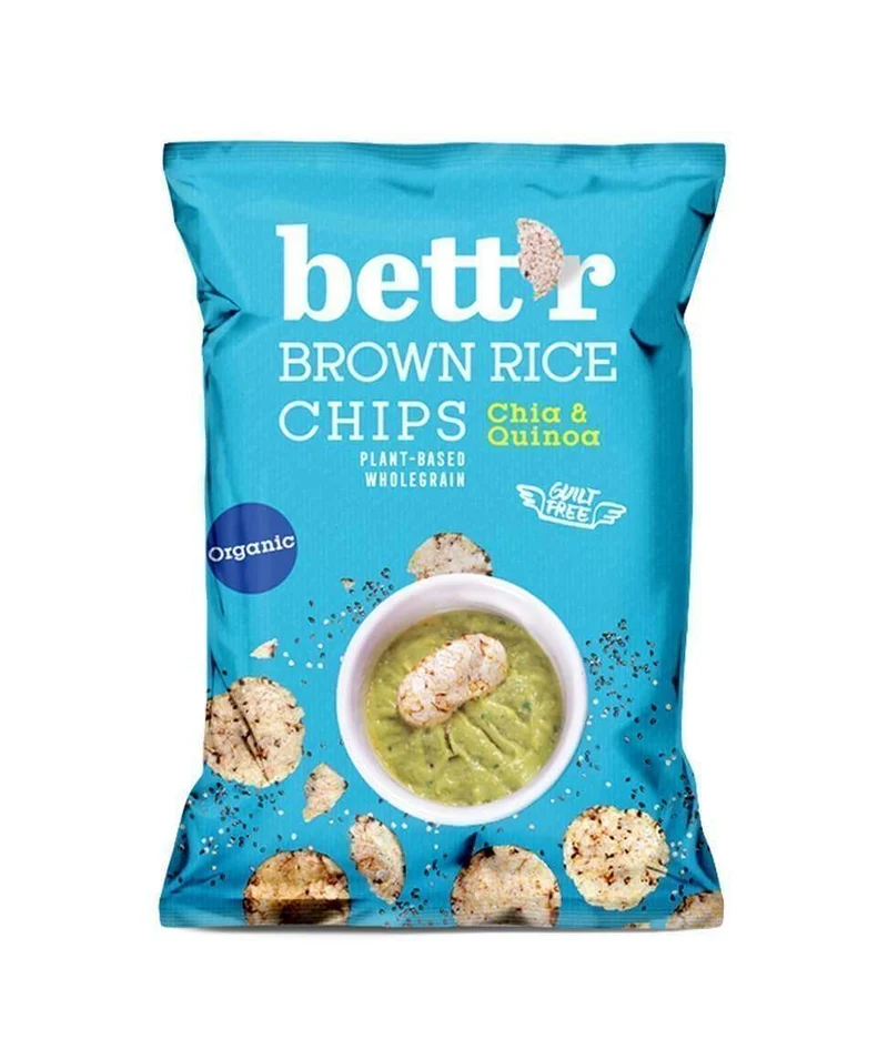 Bio Brown Rice Chips Chia & Quinoa