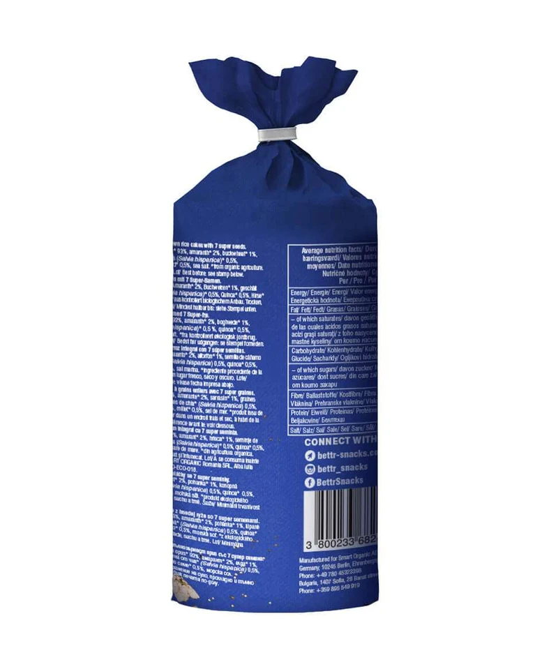Bio Brown Rice Cakes 7 Super Seeds