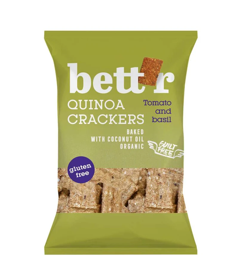 Bio Quinoa Crackers Tomato & Basil