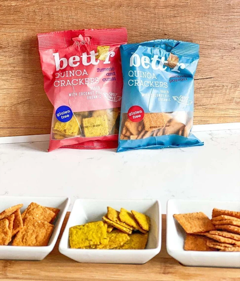Bio Quinoa Crackers Smoked Paprika