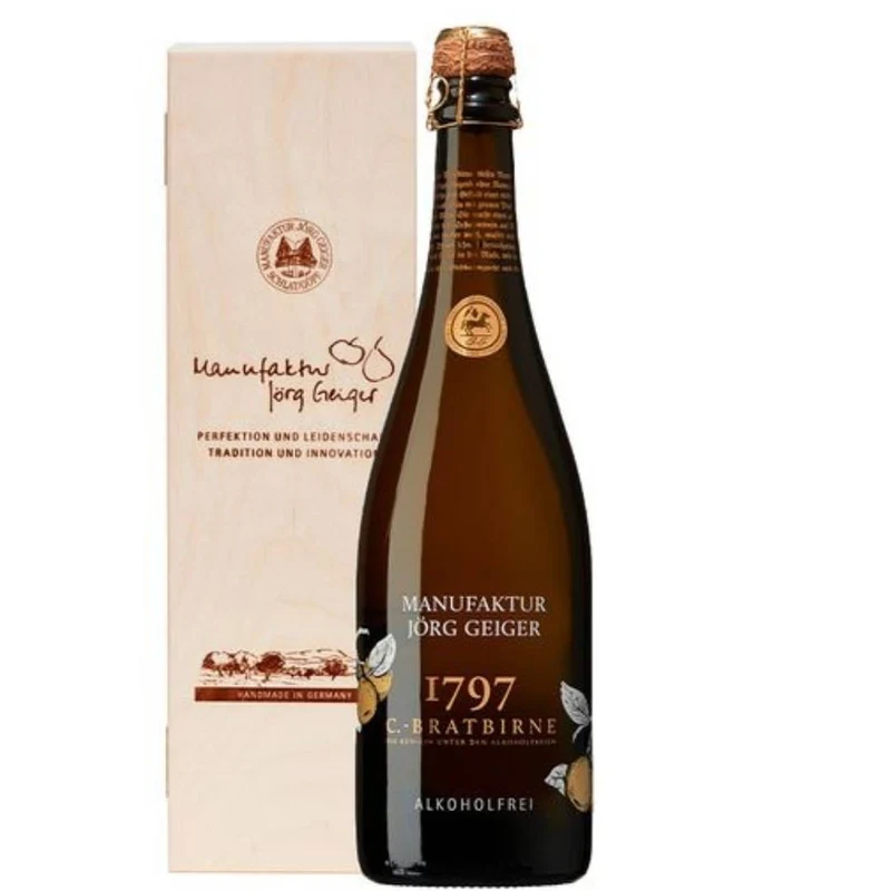 Jörg Geiger- 1,5l Magnumflasche mit Geschenkbox - Edel Schaumwein alkoholfrei