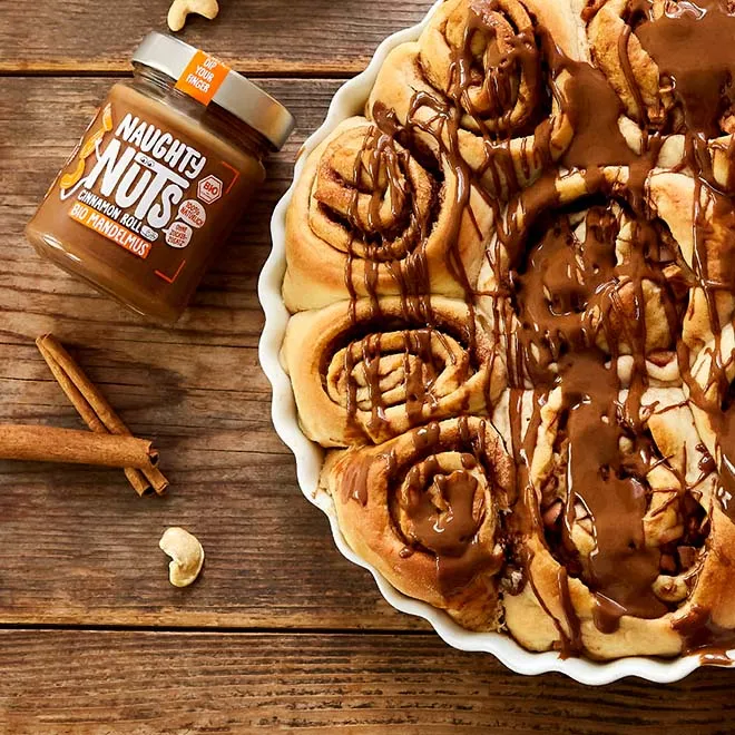 BIO Almond Butter Cinnamon Roll