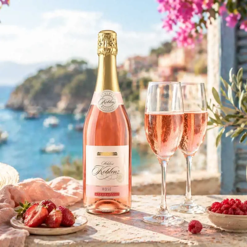 Drathen - Schloss Koblenz Rose - alkoholfreie Alternative zu Sekt