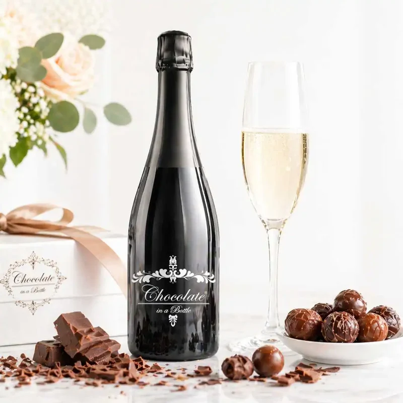 Chocolate in a bottle - Chardonnay küsst Schokolade - alkoholfreie Alternative zu Sekt