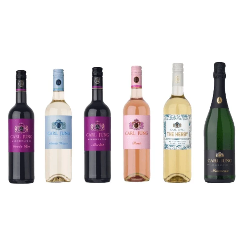Carl Jung - 6er Mischpaket "Pioniere des Alkoholfreien"- alkoholfreie Weine und Sekte