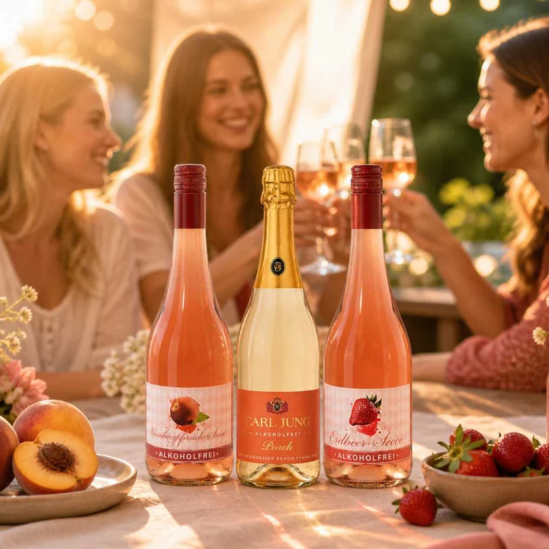 Alkoholfreie Mousseux - 3er Mischpaket "Fruchtiger Frühling" - Sekt alkoholfrei